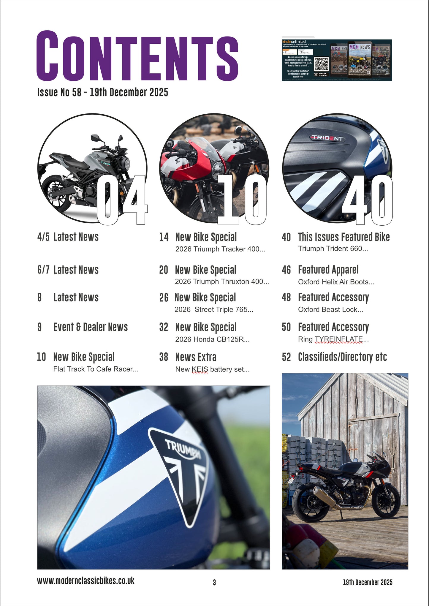 Modern Classic Motorcycle News - Digital Only Version - Issue 58