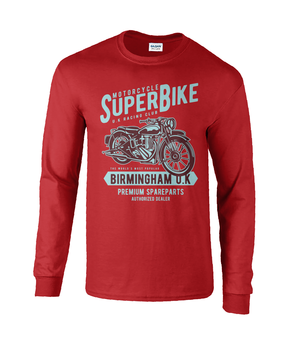 SuperBike - Ultra Cotton Long Sleeve T-Shirt - Vitesse T-Shirts UK