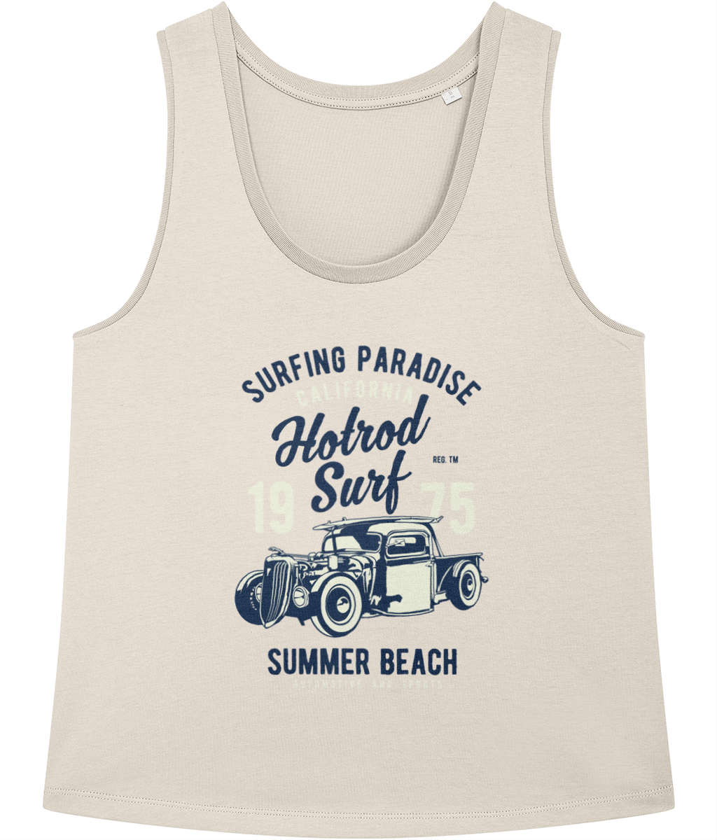 Hotrod Surf - Stella Minter Ladies Vest - Vitesse T-Shirts UK