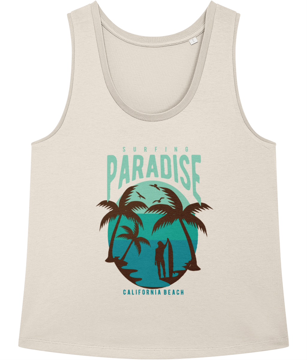 Surfing Paradise California Beach - Stella Minter - Vitesse T-Shirts UK