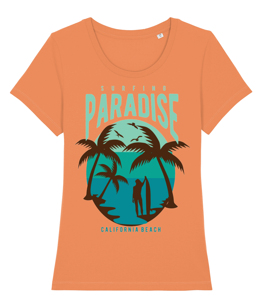 Surfing Paradise California Beach - Stella Expresser - Vitesse T-Shirts UK
