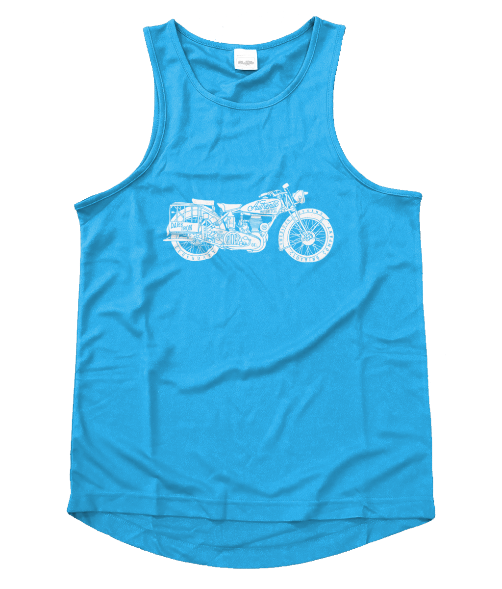 Enjoy The Ride - White - Men's Cool Vest - Vitesse T-Shirts UK