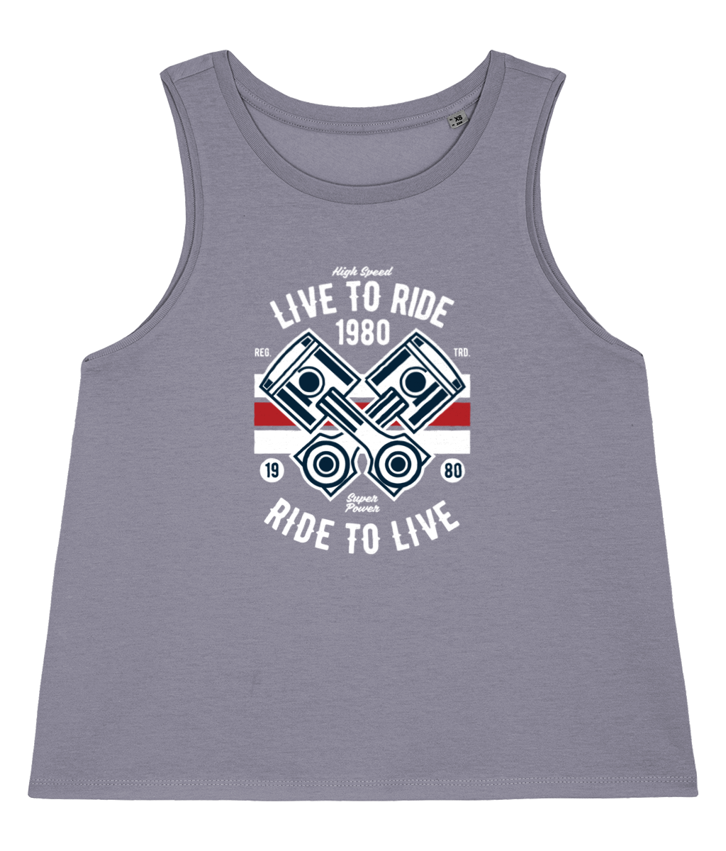 Live To Ride 1980 - Stella Dancer - Vitesse T-Shirts UK