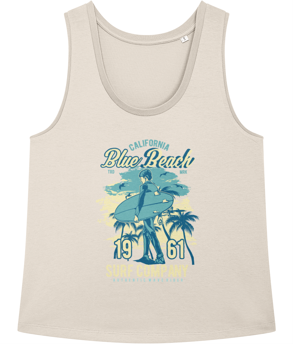 Blue Beach - Stella Minter - Vitesse T-Shirts UK