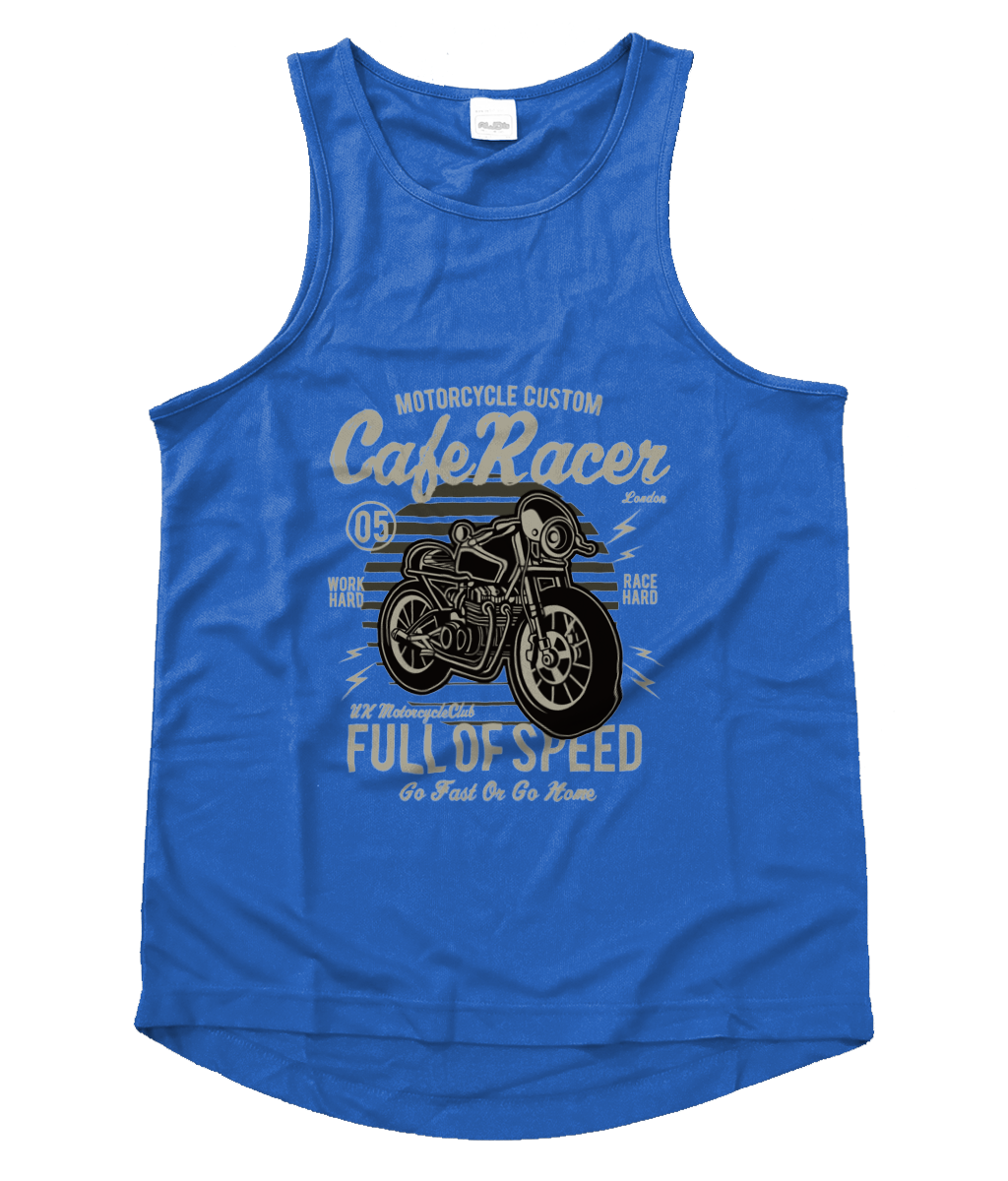 Cafe Racer v1 - Men's Cool Vest - Vitesse T-Shirts UK