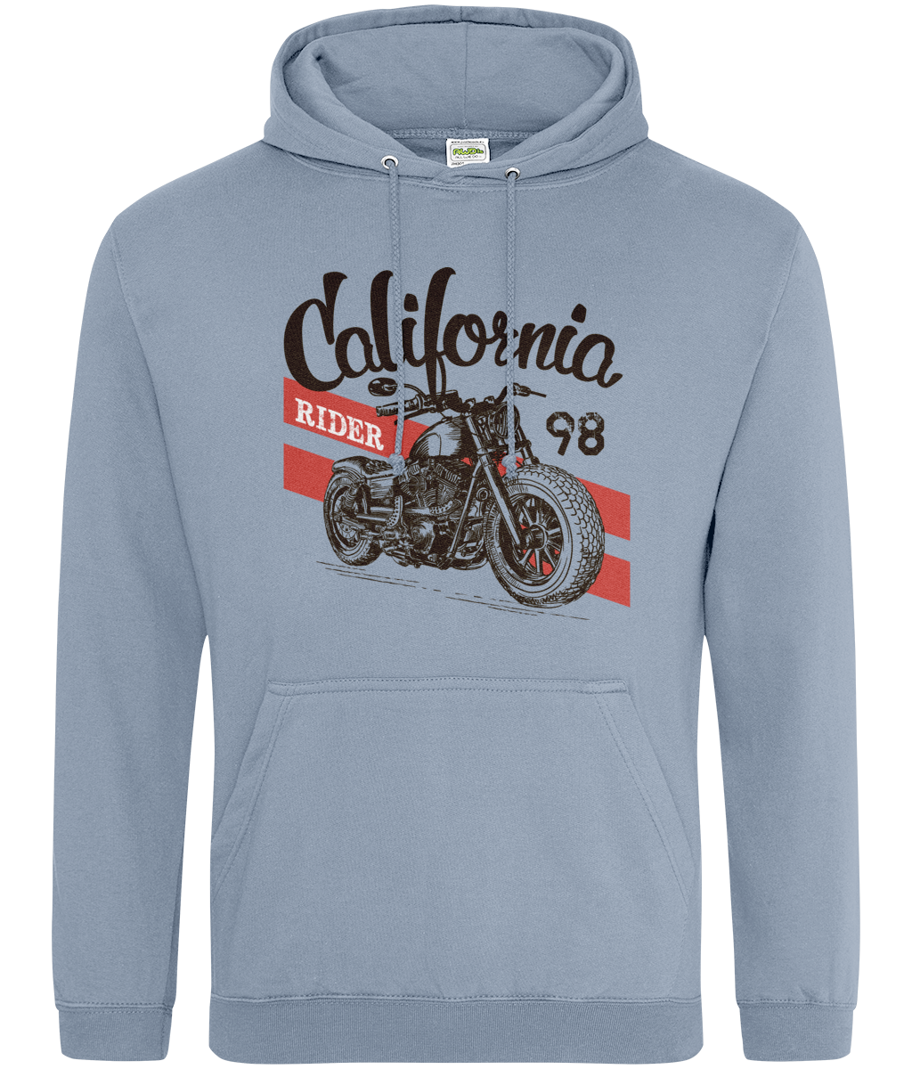 California Rider - AWDis College Hoodie - Vitesse T-Shirts UK
