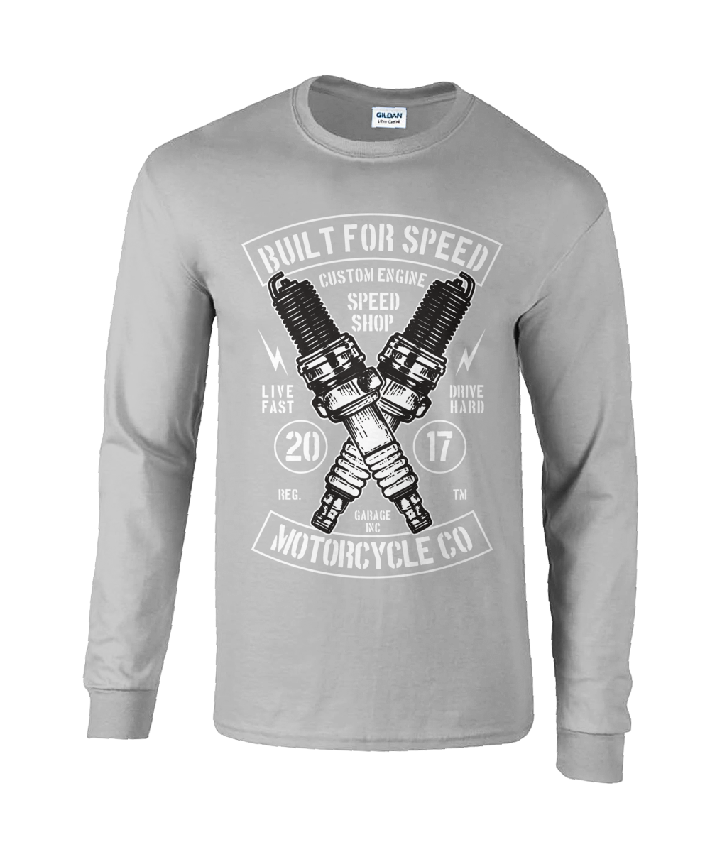 Built For Speed - Ultra Cotton® Long Sleeve T-Shirt - Vitesse T-Shirts UK