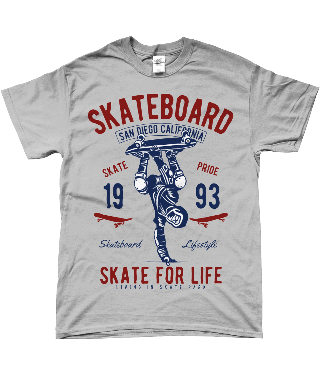 Skate For Life - SoftStyle Ringspun T-Shirt Skate For Life - Vitesse T-Shirts UK