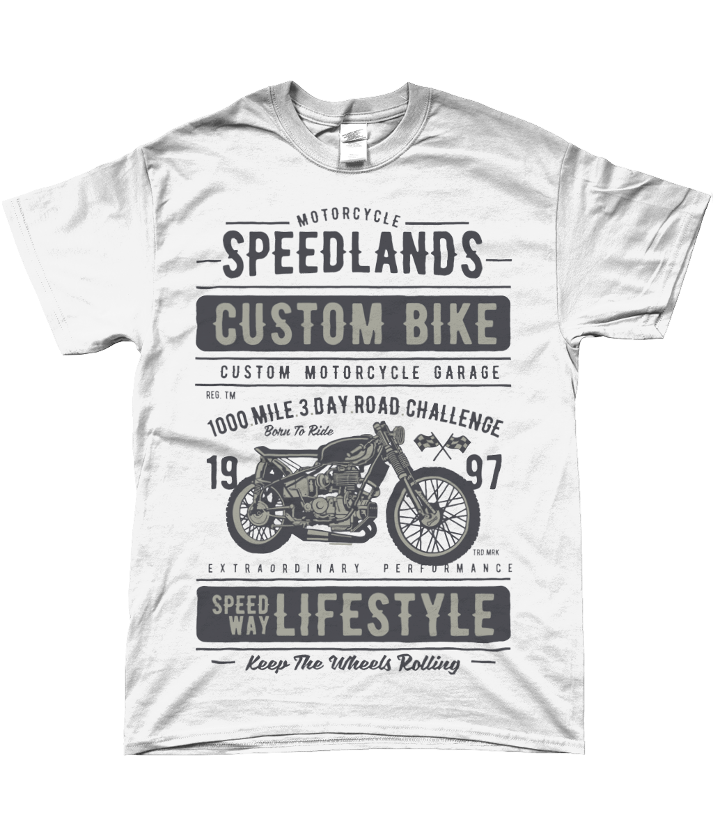 Speedlands Custom Bike - Gildan SoftStyle® Ringspun T-Shirt - Vitesse T-Shirts UK