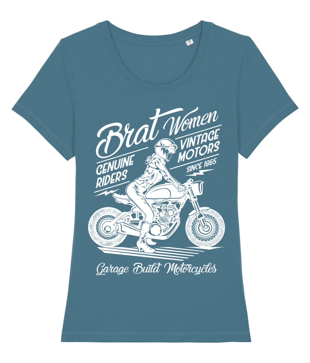 Brat Women White - Stella Expresser - Vitesse T-Shirts UK