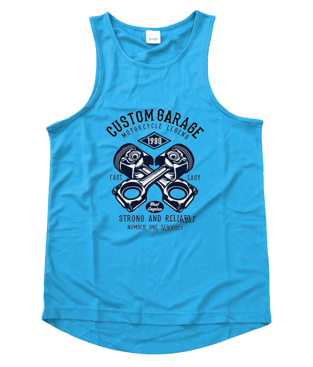 Custom Garage - Men's Cool Vest - Vitesse T-Shirts UK