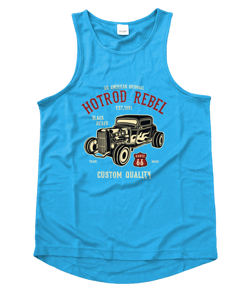 Hotrod Rebel - Men's Cool Vest - Vitesse T-Shirts UK