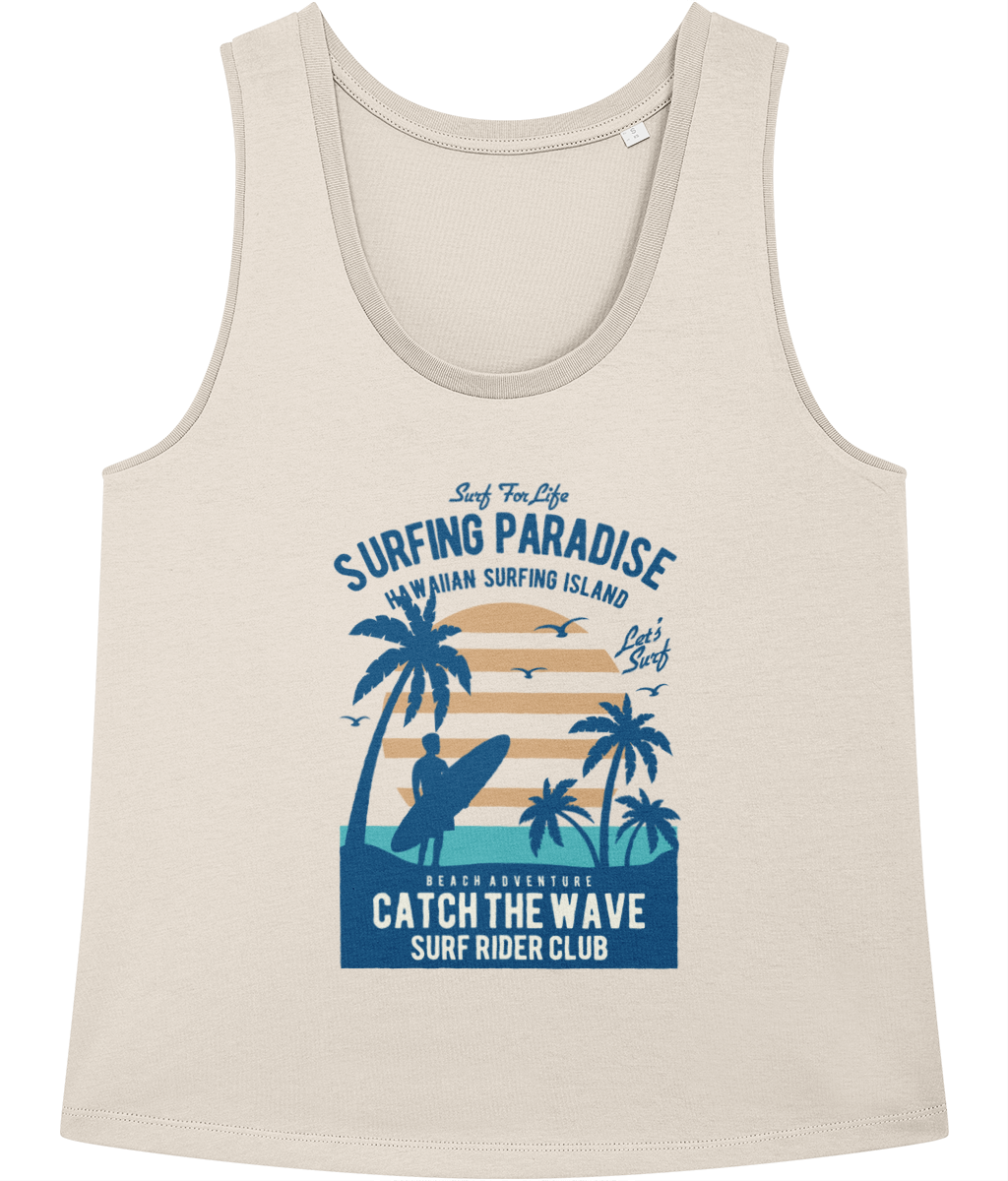 Surfing Paradise - Stella Minter Ladies vest - Vitesse T-Shirts UK