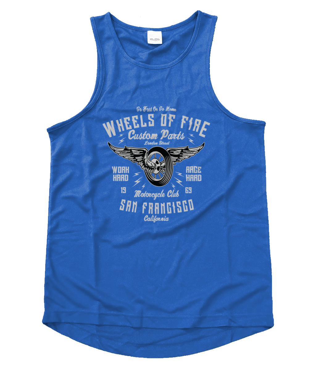 Wheels Of Fire - Men's Cool Vest - Vitesse T-Shirts UK