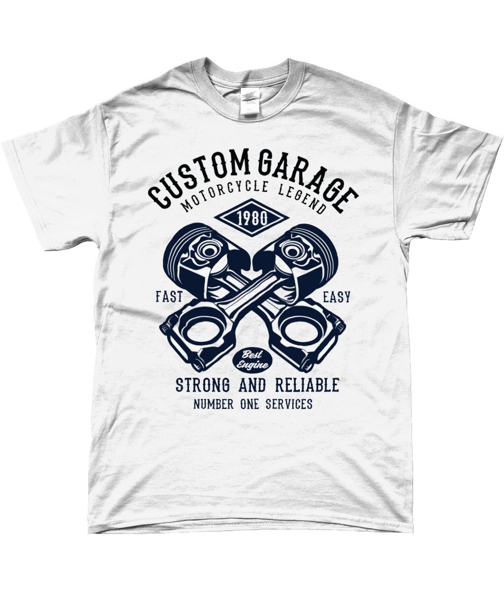 Custom Garage - Gildan SoftStyle® Ringspun T-Shirt - Vitesse T-Shirts UK