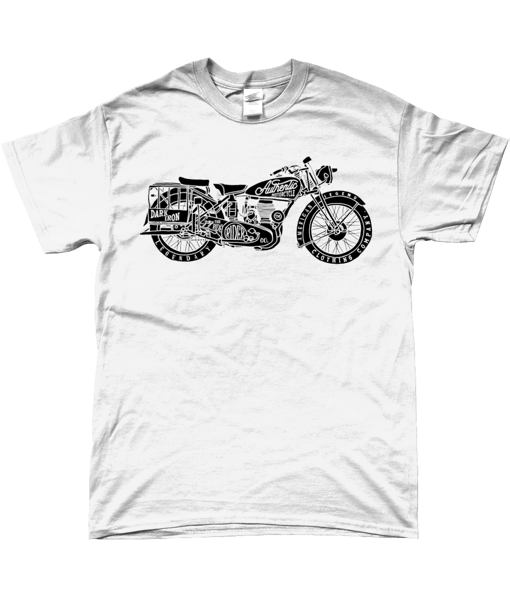 Enjoy The Ride - Black - Ringspun T-Shirt - Vitesse T-Shirts UK