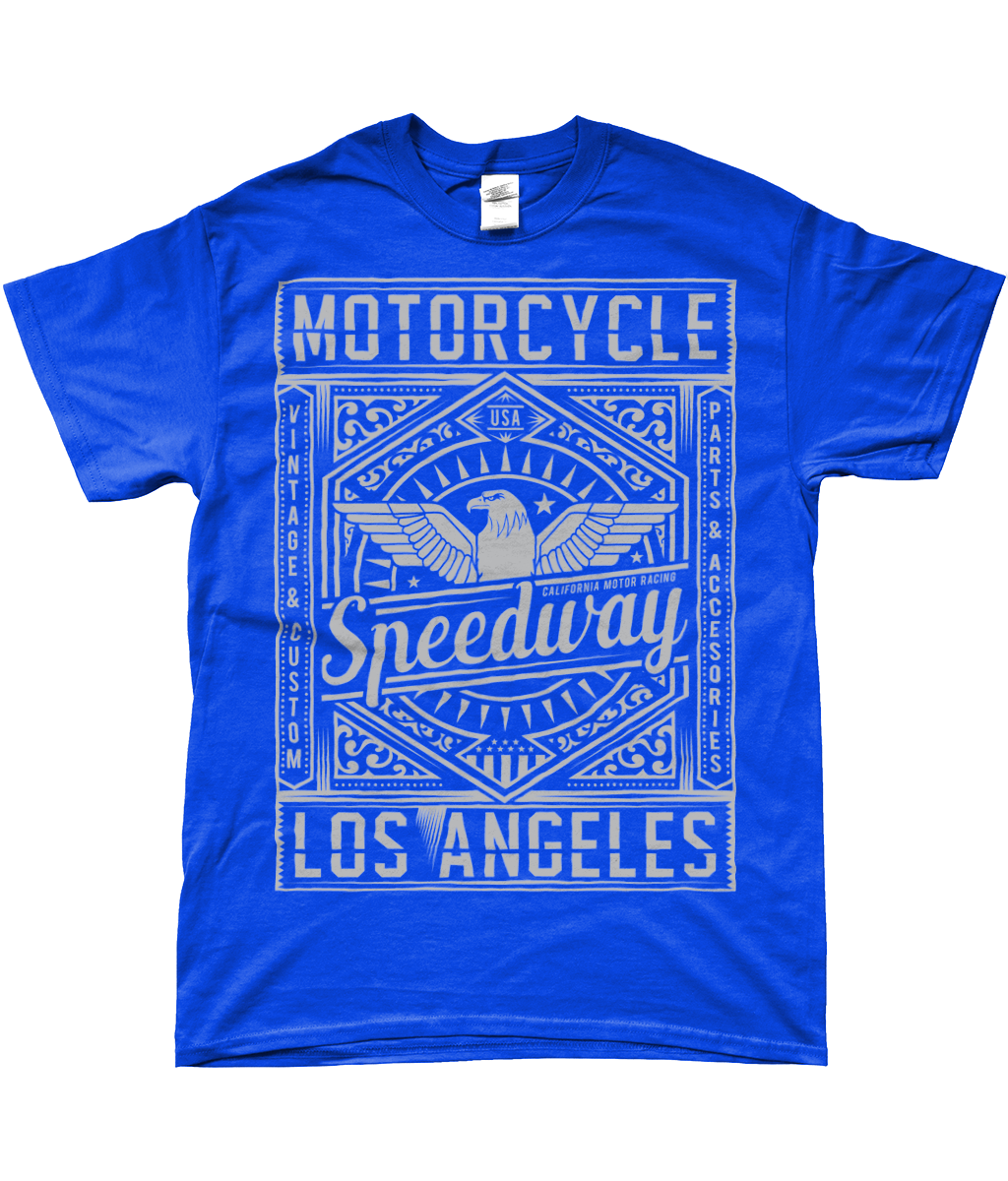 Motorcycle Speedway - Gildan SoftStyle® Ringspun T-Shirt - Vitesse T-Shirts UK