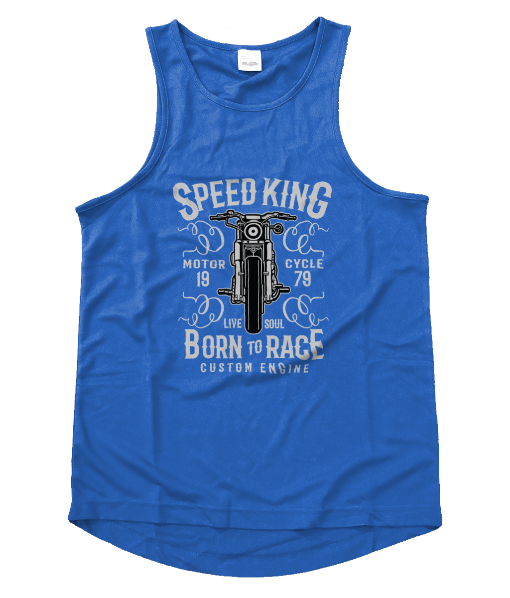 Speed King - Men's Cool Vest - Vitesse T-Shirts UK