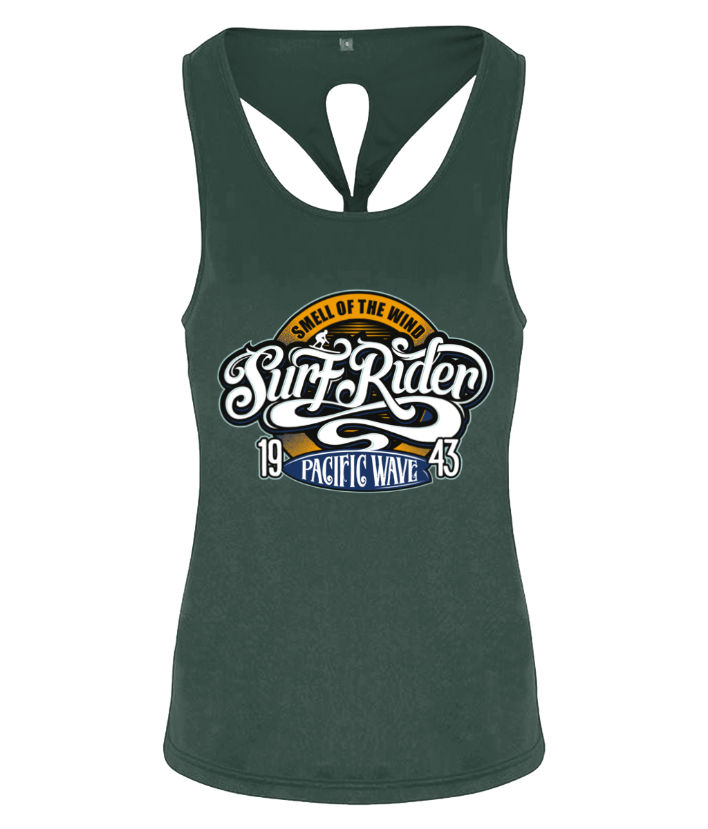 Surf Rider v2 - TR042 Women's TriDri® Yoga Knot Vest Surf Rider - Vitesse T-Shirts UK