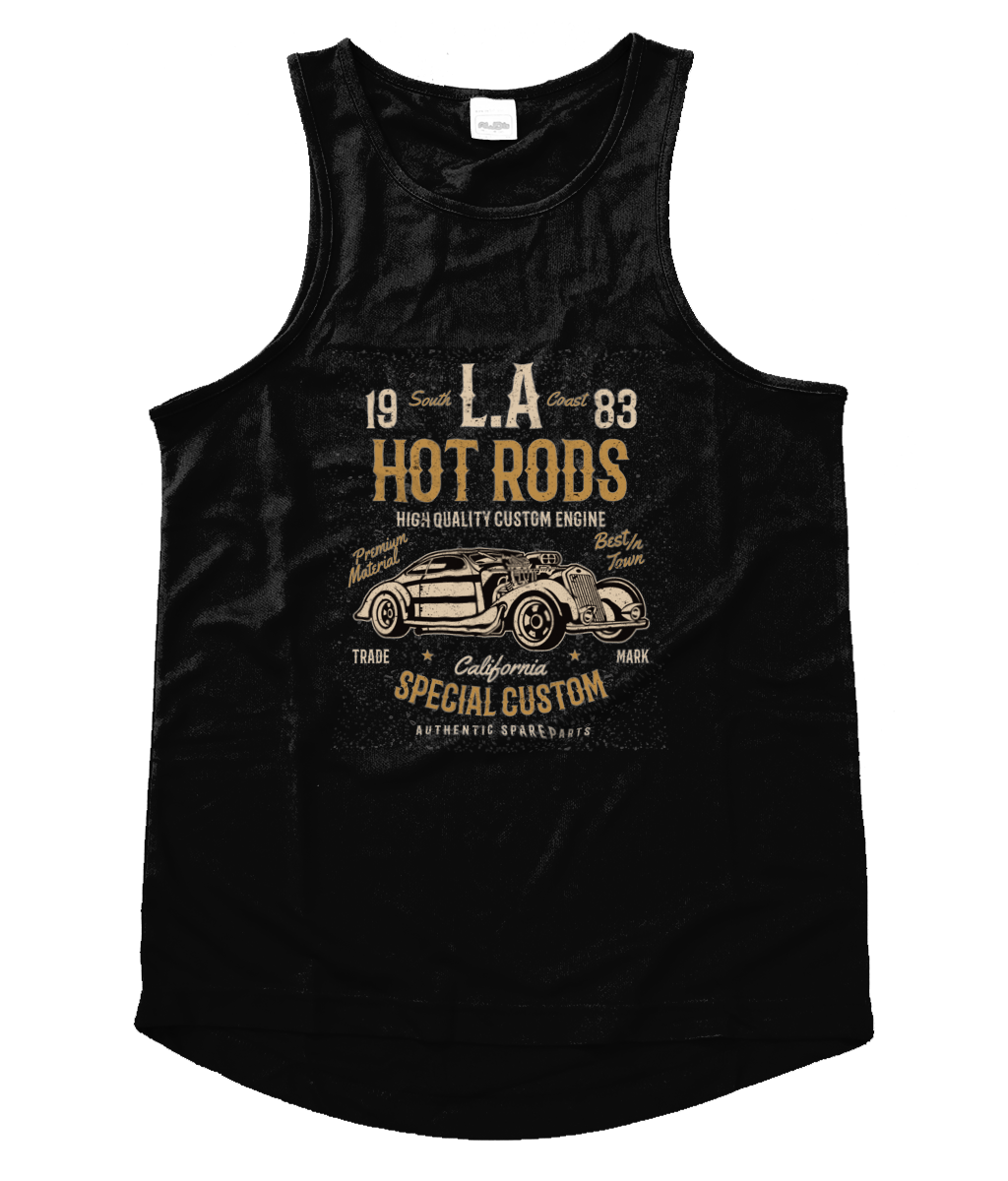 LA Hot Rods - Men's Cool Vest - Vitesse T-Shirts UK