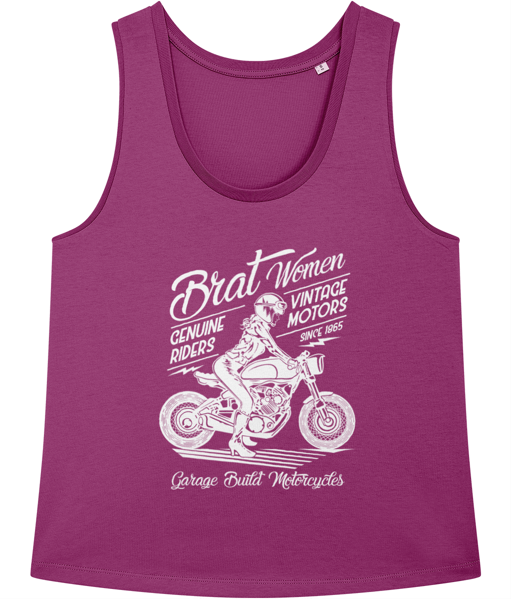 Brat Women - White-Stella Minter - Vitesse T-Shirts UK