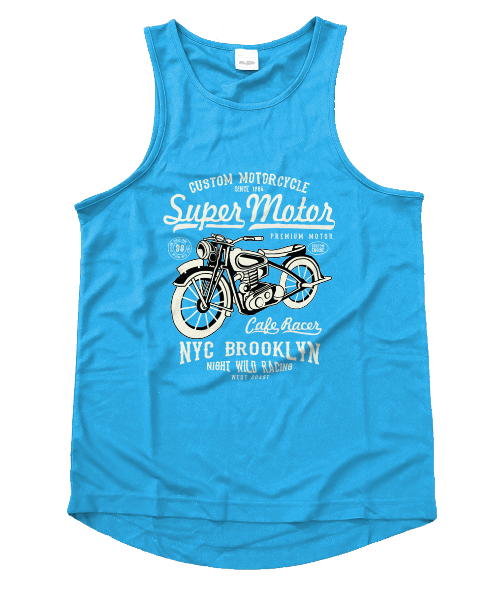 Super Motor - Men's Cool Vest - Vitesse T-Shirts UK
