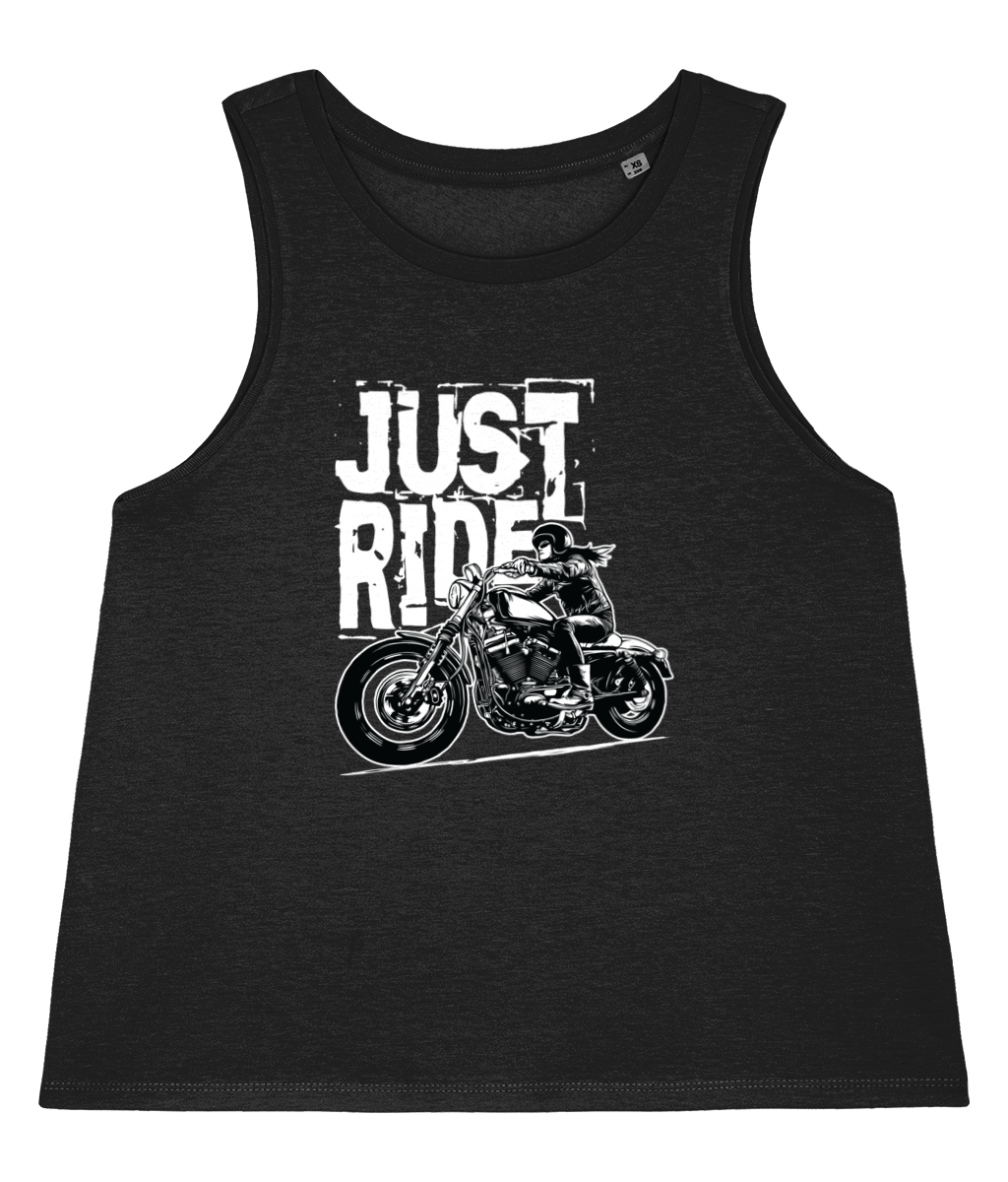 Biker Girl White - Stella Dancer - Vitesse T-Shirts UK