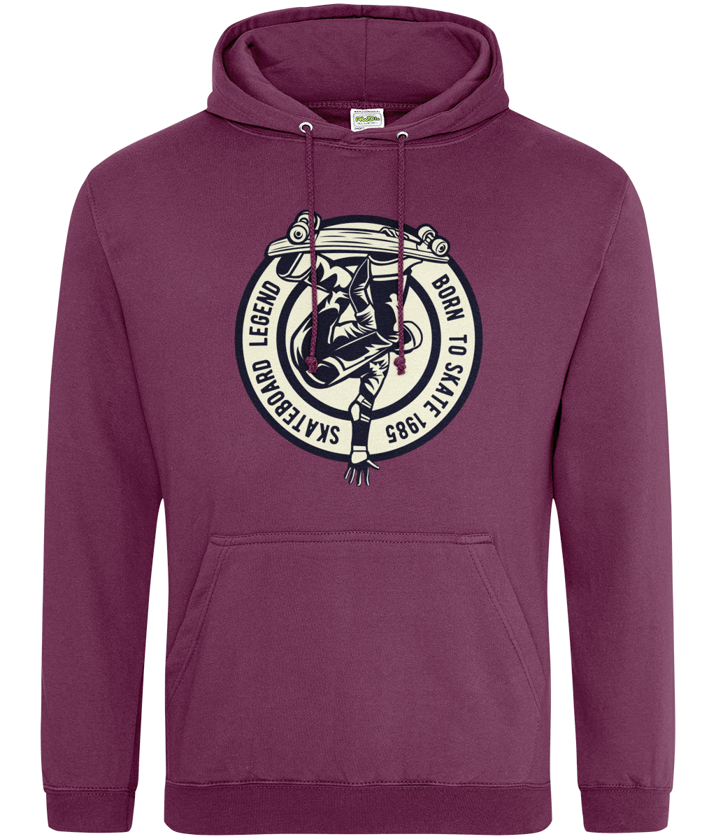 Skateboard Legend - AWDis College Hoodie - Vitesse T-Shirts UK