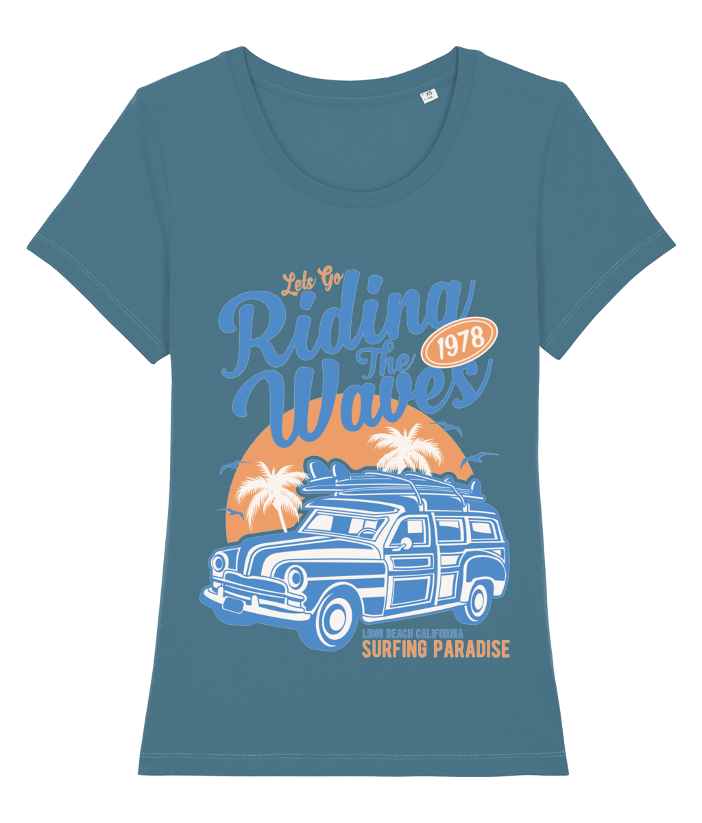 Riding The Waves - Stella Expresser - Vitesse T-Shirts UK
