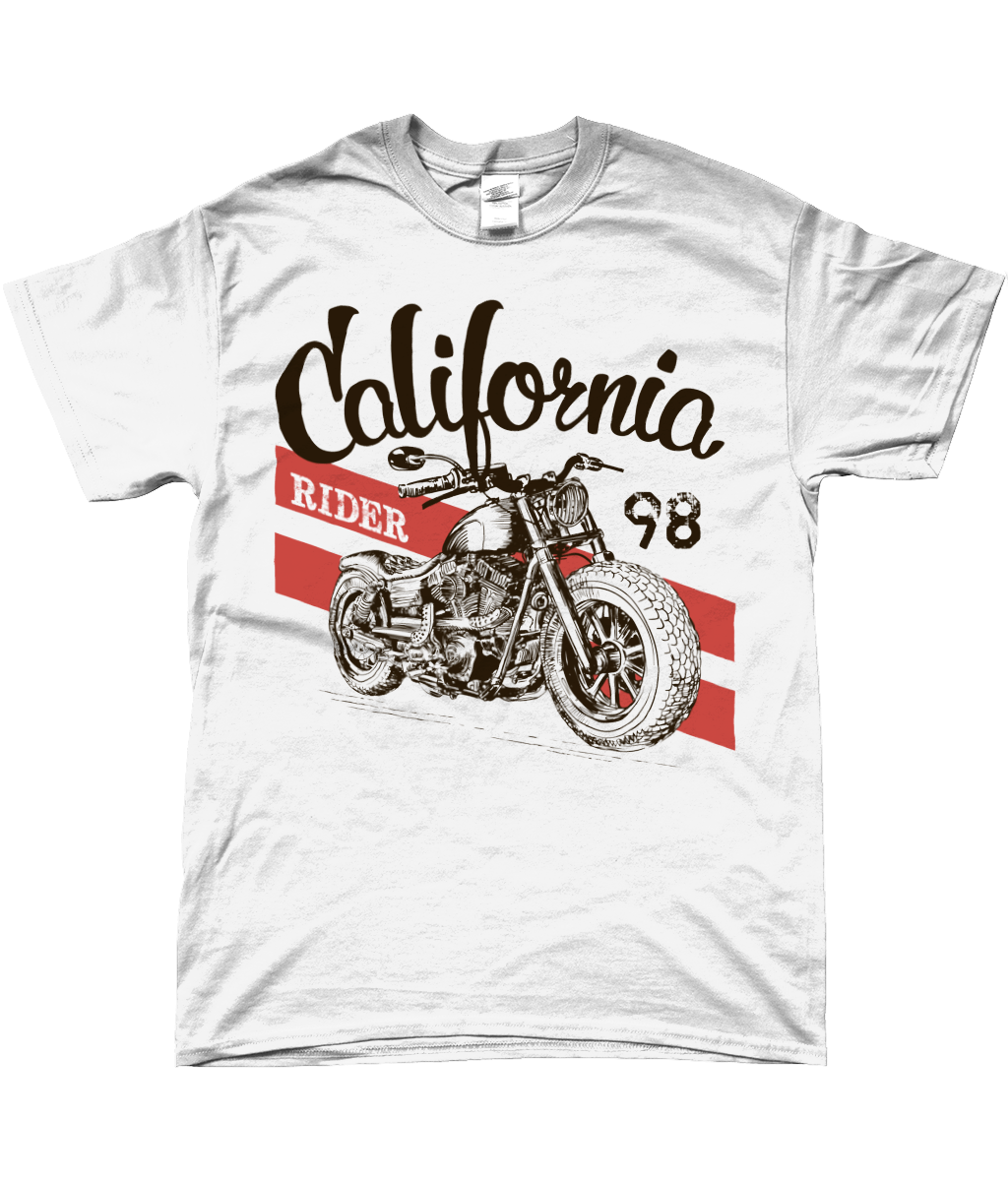California Rider - Gildan SoftStyle® Ringspun T-Shirt - Vitesse T-Shirts UK