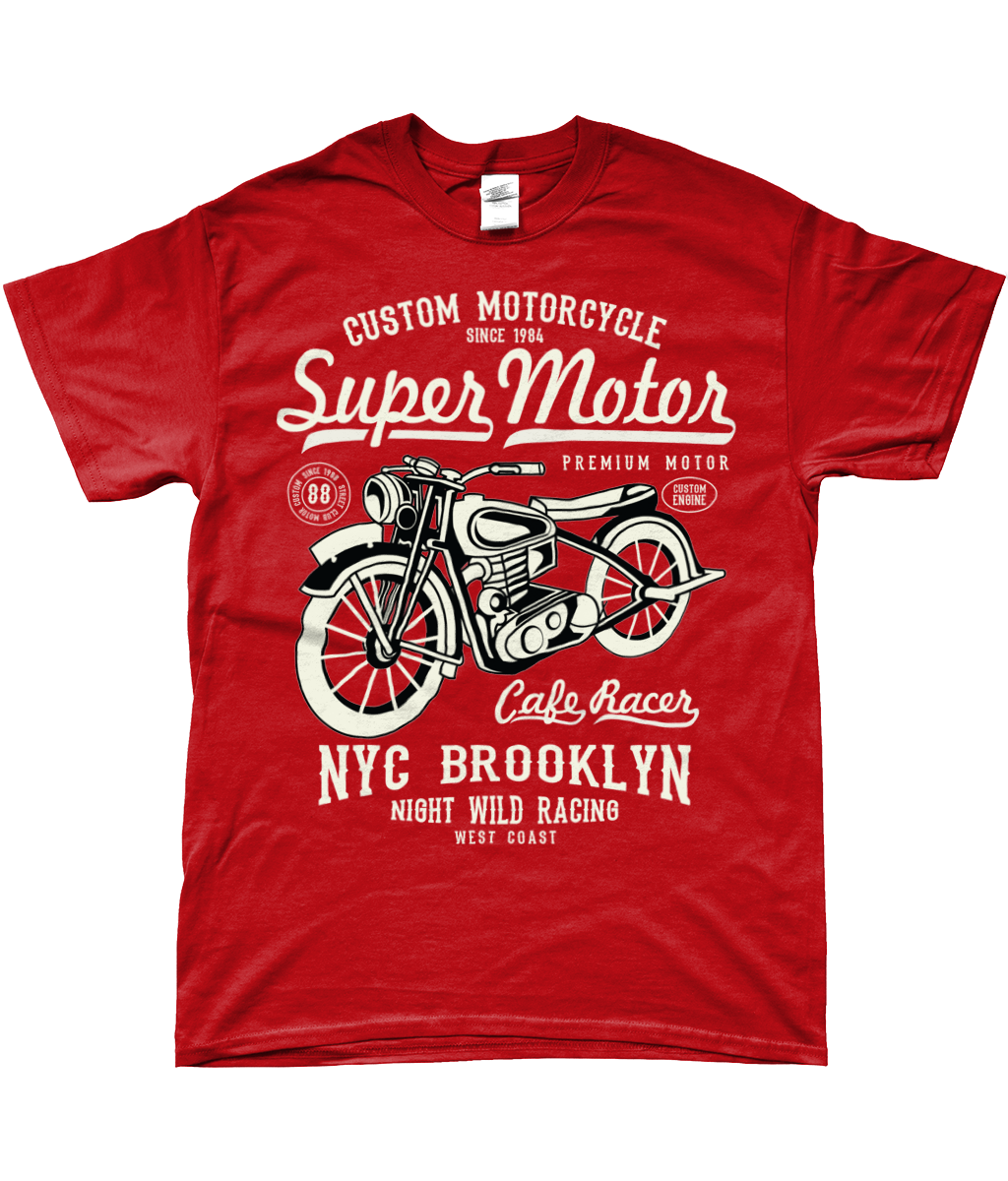 Super Motor - SoftStyle Ringspun T-Shirt - Vitesse T-Shirts UK