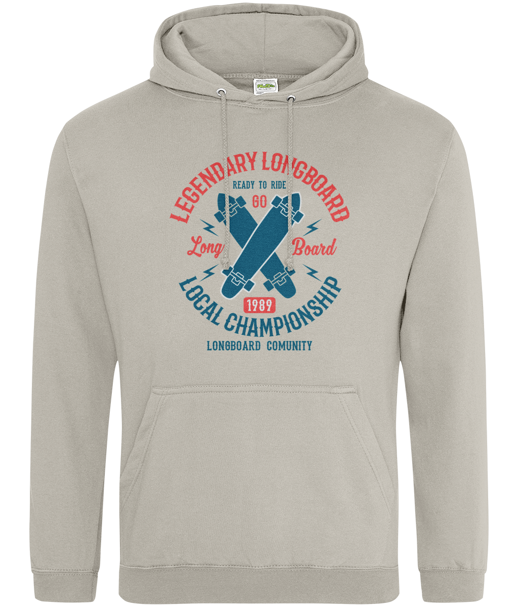 Legendary Longboard - AWDis College Hoodie - Vitesse T-Shirts UK