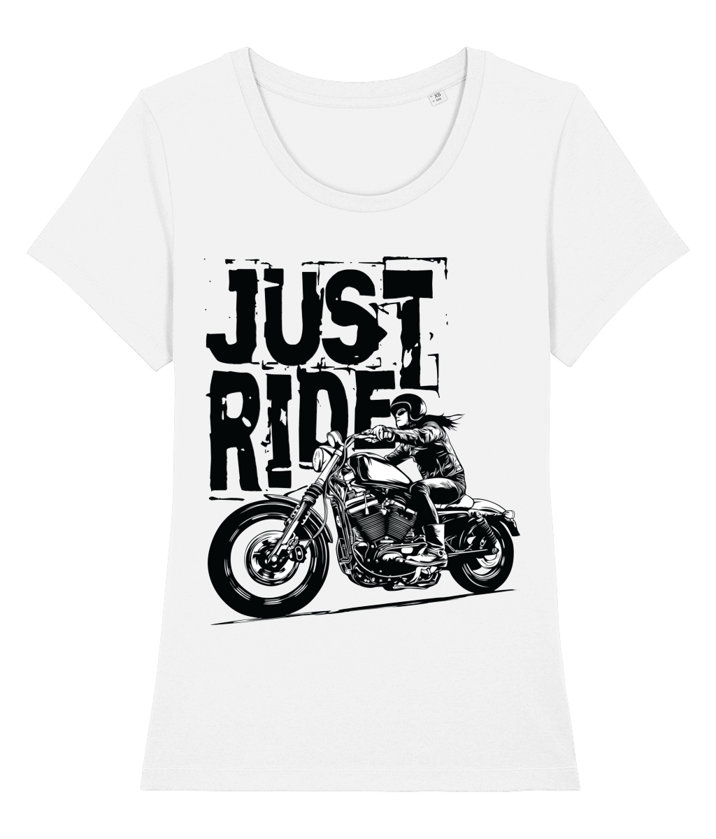 Biker Girl Black - Stella Expresser - Vitesse T-Shirts UK