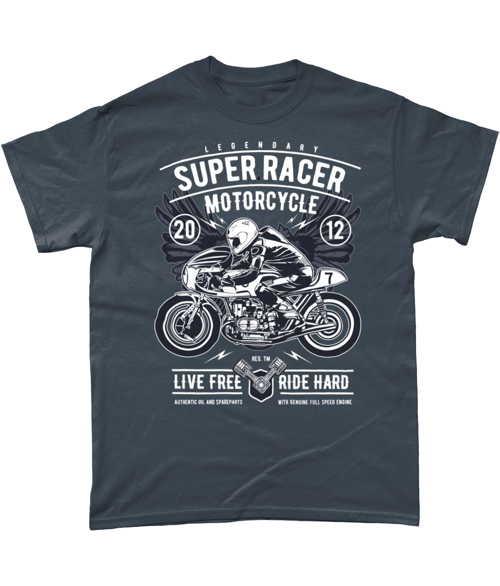 Super Racer – Heavy Cotton T-Shirt - Vitesse T-Shirts UK