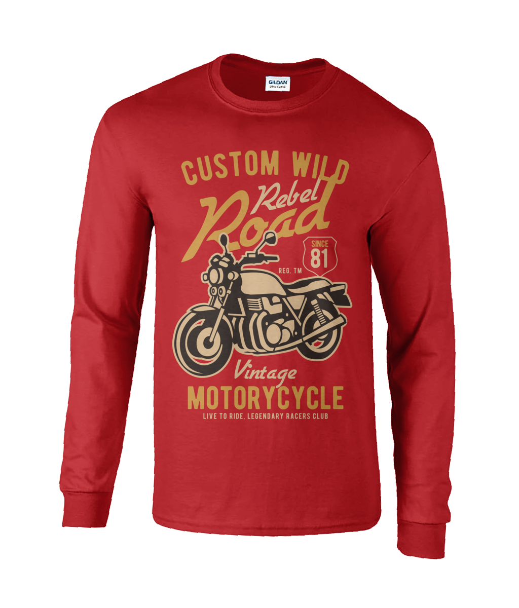 Custom Wild - Ultra Cotton Long Sleeve T-Shirt - Vitesse T-Shirts UK