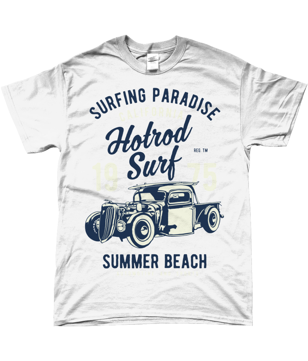 Hotrod Surf - Gildan SoftStyle® Ringspun T-Shirt - Vitesse T-Shirts UK