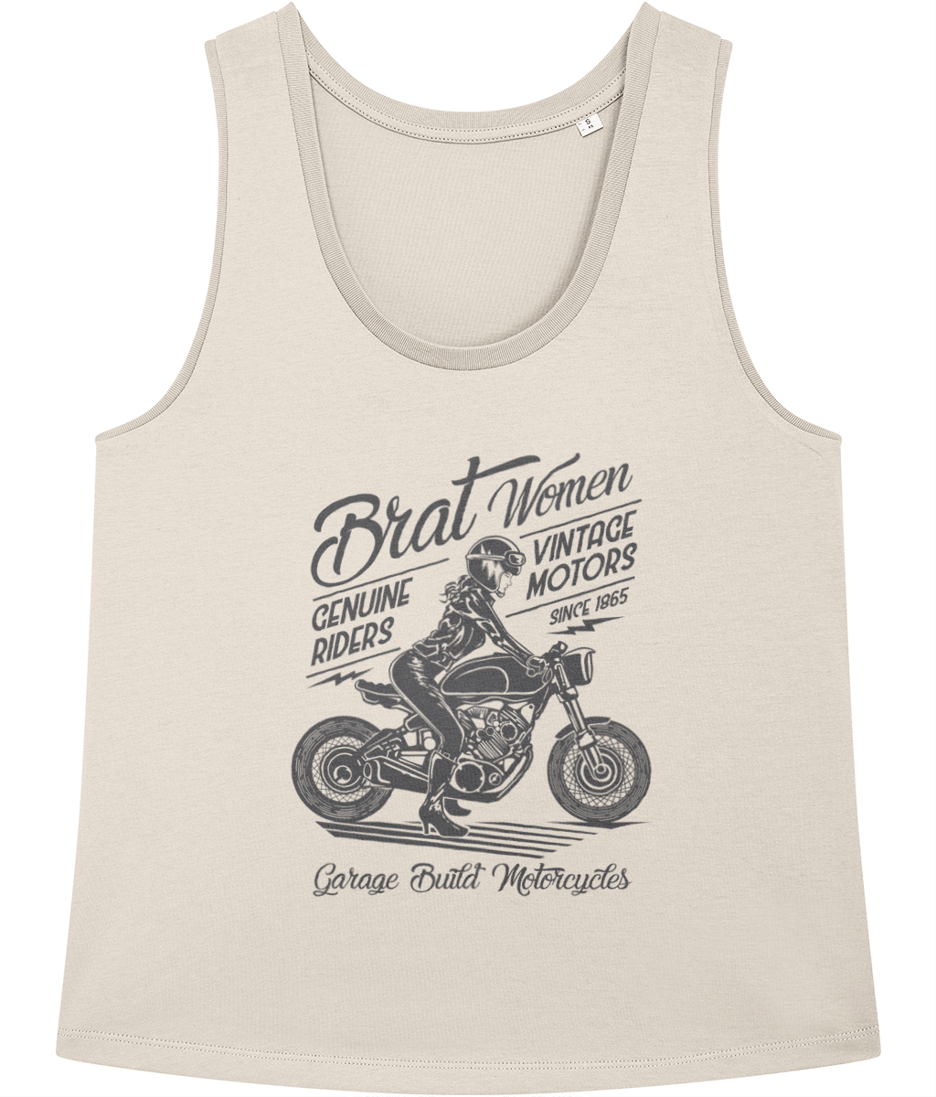 Brat Women Grey - Stella Minter - Vitesse T-Shirts UK