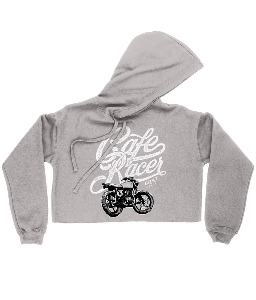 Cafe Racer Factory - Bella Ladies Cropped Hoodie - Vitesse T-Shirts UK