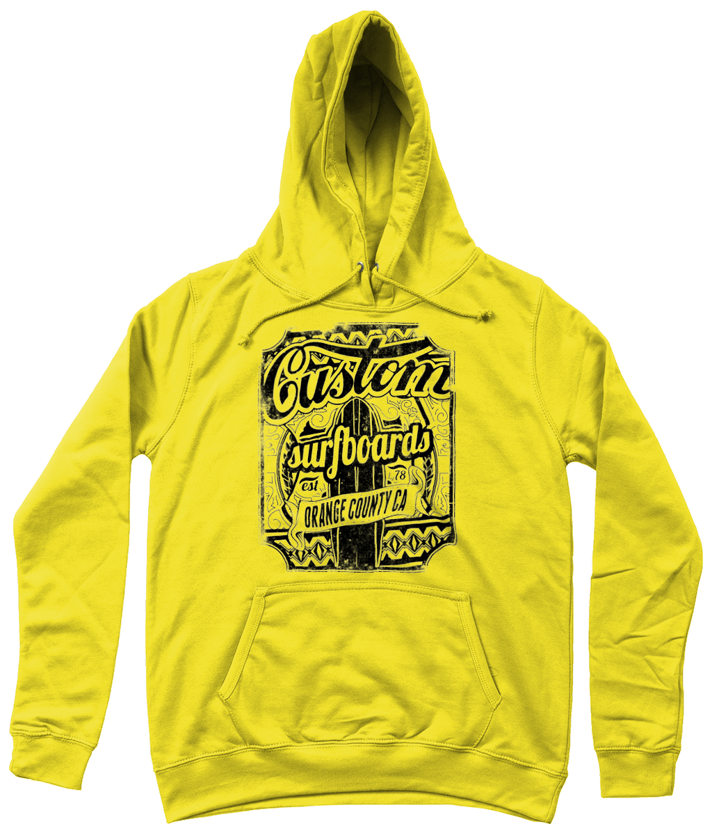 Custom Surfboards - AWDis Girlie College Hoodie - Vitesse T-Shirts UK