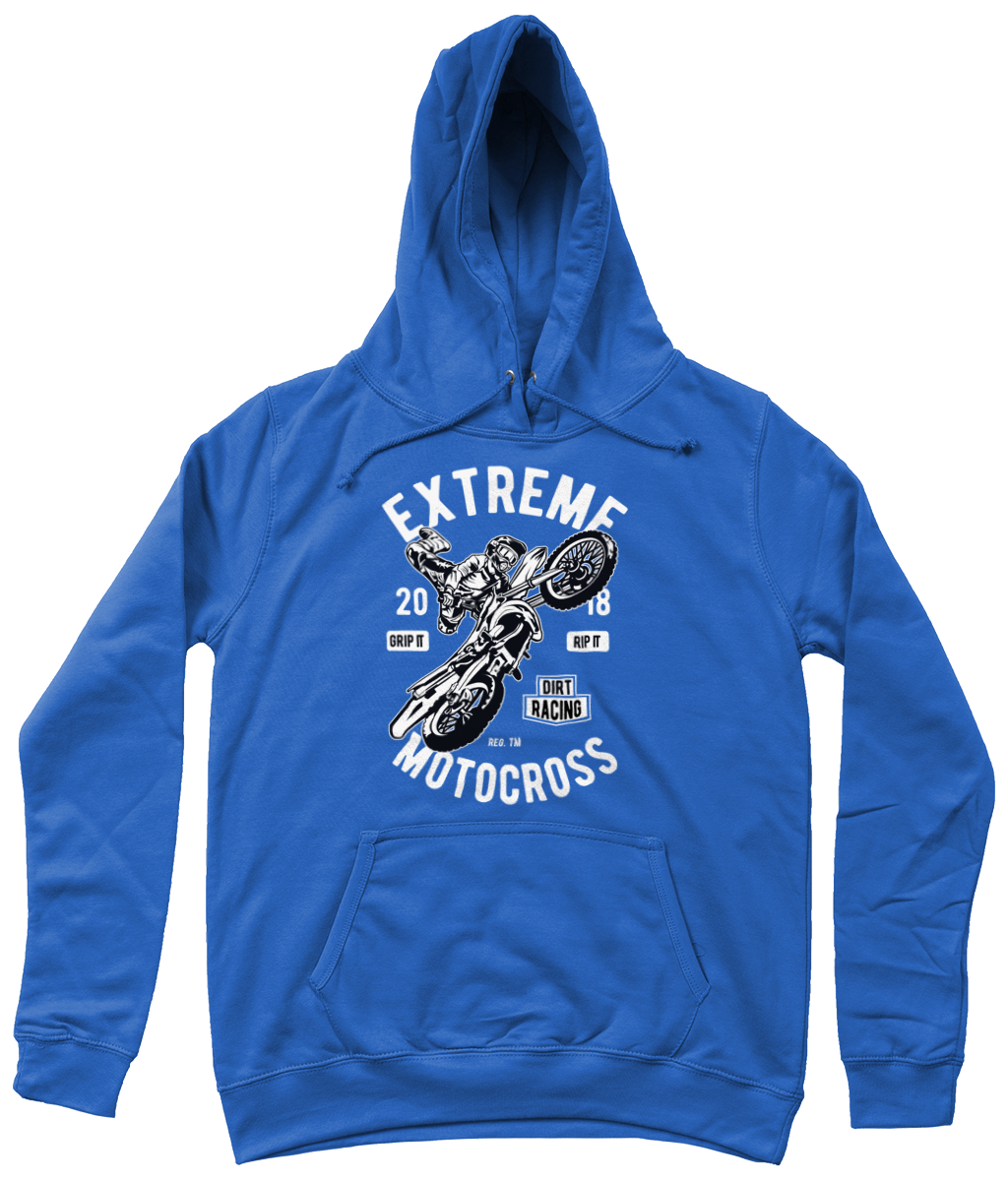 Extreme Motocross - AWDis Girlie College Hoodie - Vitesse T-Shirts UK
