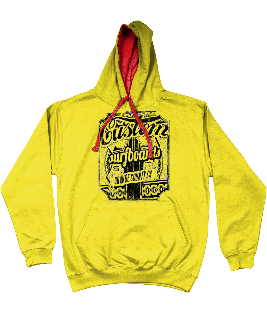Custom Surfboards - AWDis Varsity Hoodie - Vitesse T-Shirts UK