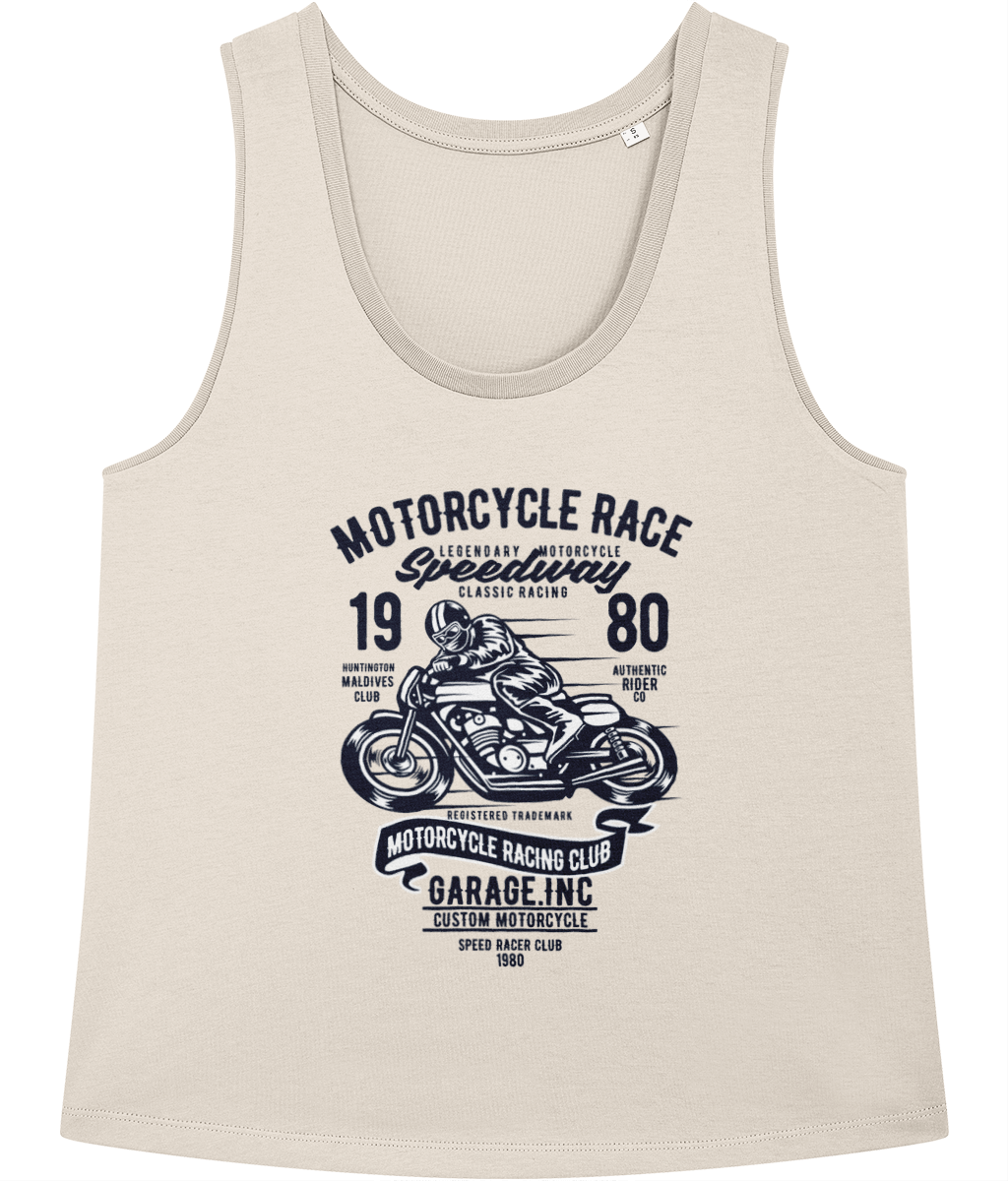 Motorcycle Race - Stella Minter - Vitesse T-Shirts UK