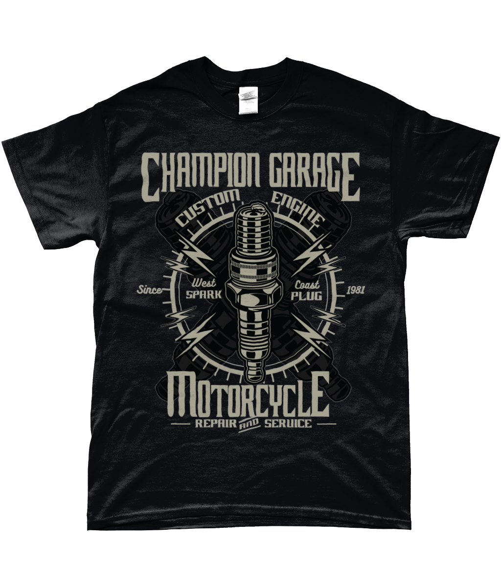Spark Plug - SoftStyle Ringspun T-Shirt - Vitesse T-Shirts UK