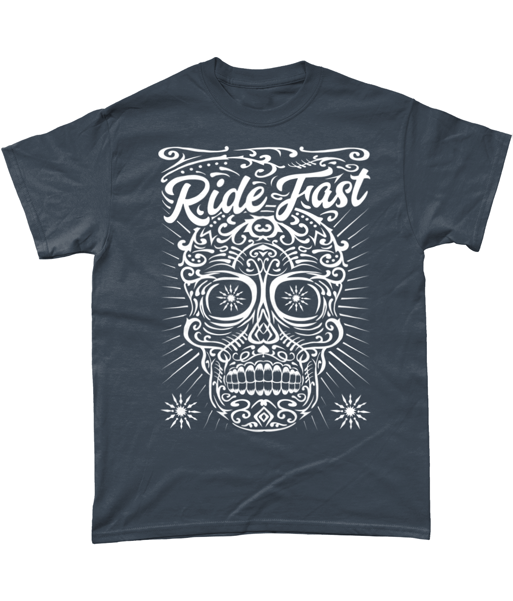 Ride Fast – Heavy Cotton T-Shirt - Vitesse T-Shirts UK