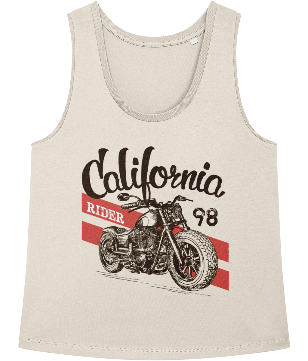 California Rider - Stella Minter Ladies Vest - Vitesse T-Shirts UK