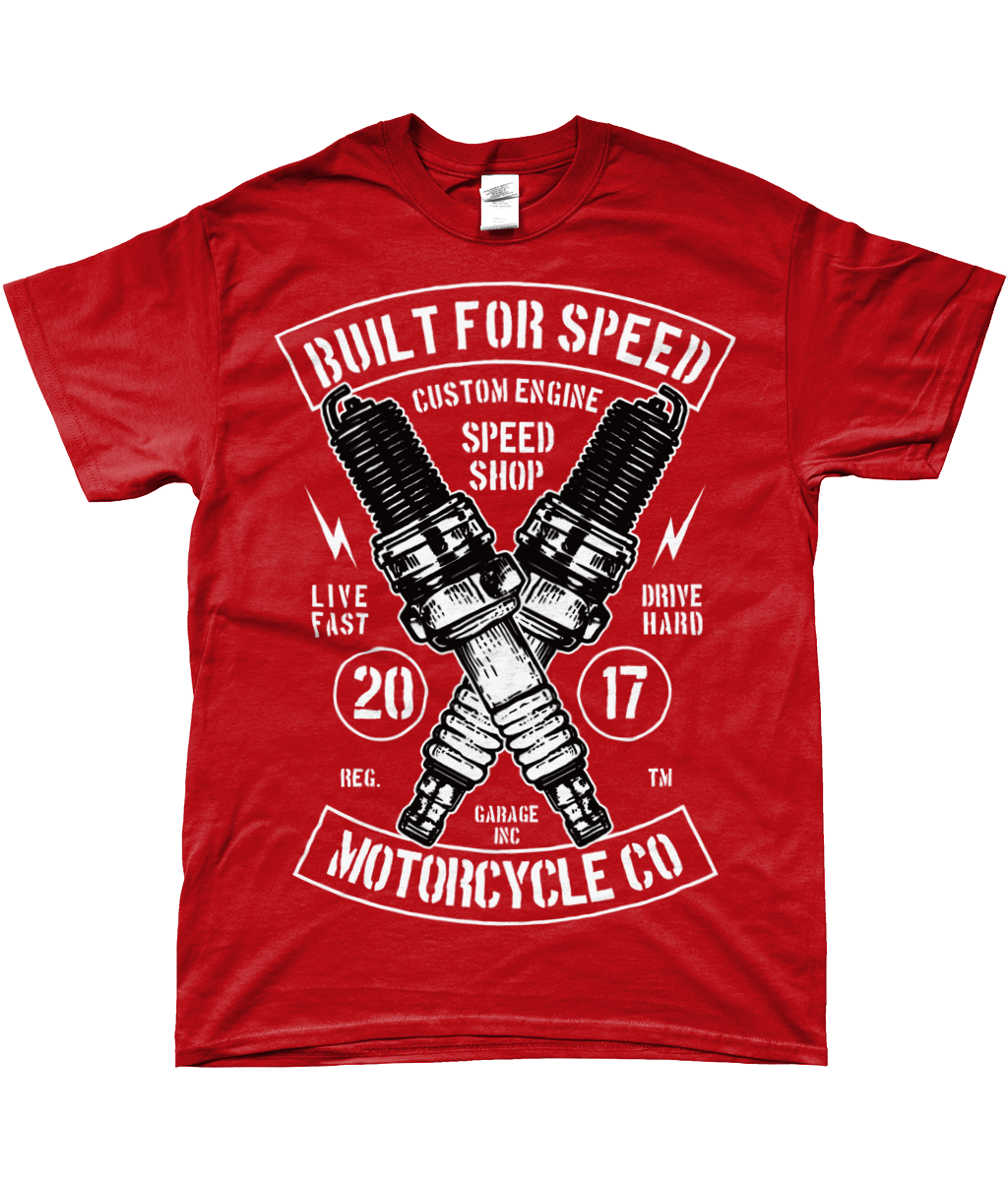 Built For Speed - Gildan SoftStyle® Ringspun T-Shirt - Vitesse T-Shirts UK