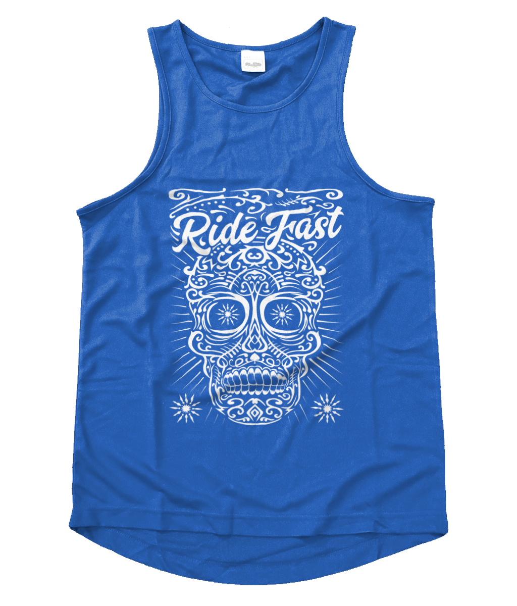 Ride Fast - Men's Cool Vest - Vitesse T-Shirts UK