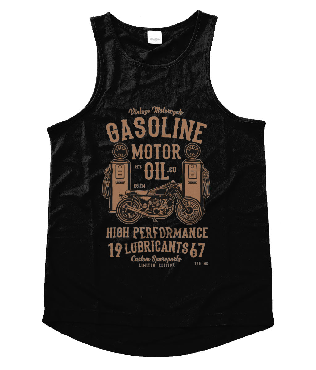 Gasoline Motor Oil - Men's Cool Vest - Vitesse T-Shirts UK