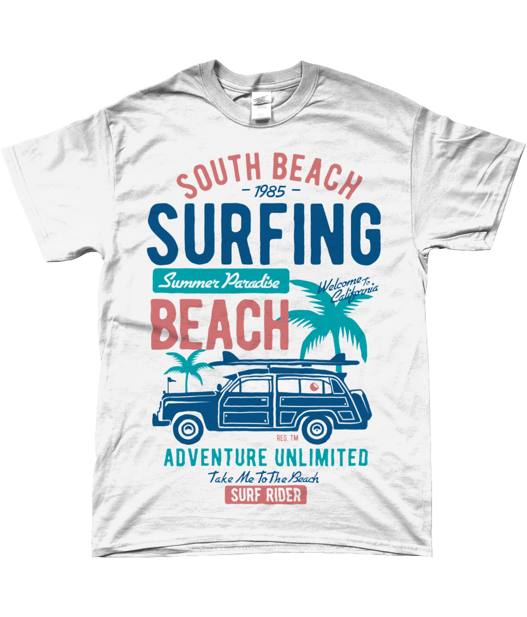 South Beach v2 - SoftStyle Ringspun T-Shirt - Vitesse T-Shirts UK