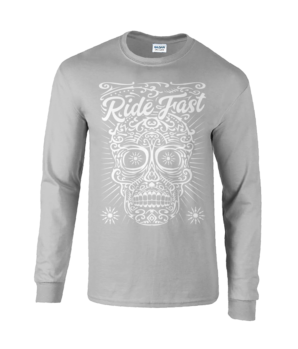 Ride Fast - Ultra Cotton Long Sleeve T-Shirt - Vitesse T-Shirts UK